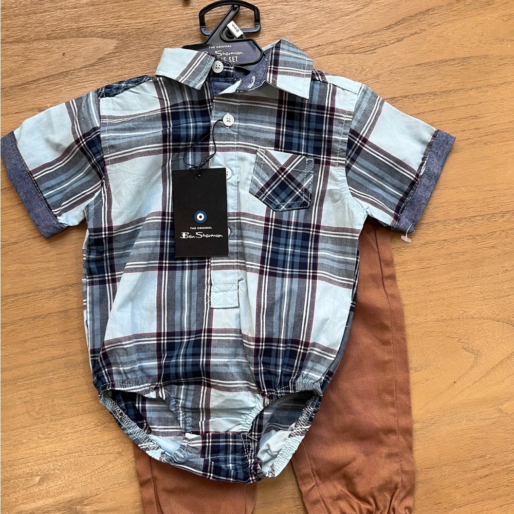 NWT Ben Sherman baby 2-piece set 6-9months